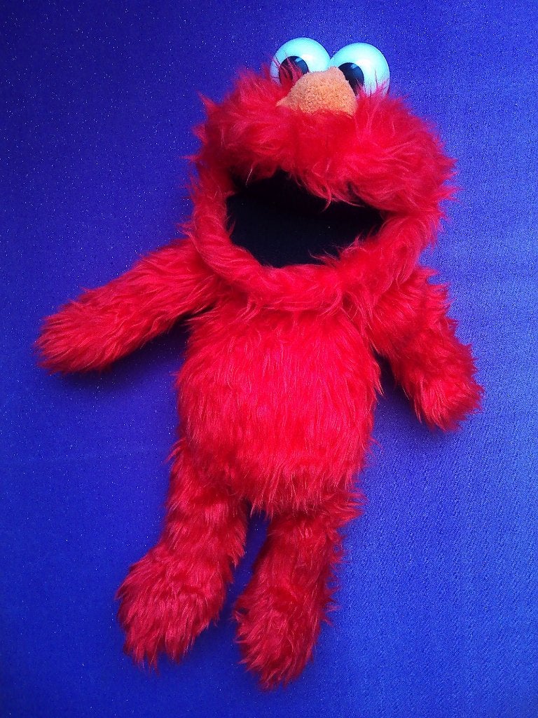 SESAMSTRAAT Knuffel ELMO RUWHARIG. 45 CM **Nieuw**, Kinderen en Baby's, Speelgoed | Knuffels en Pluche, Overige merken, Overige typen