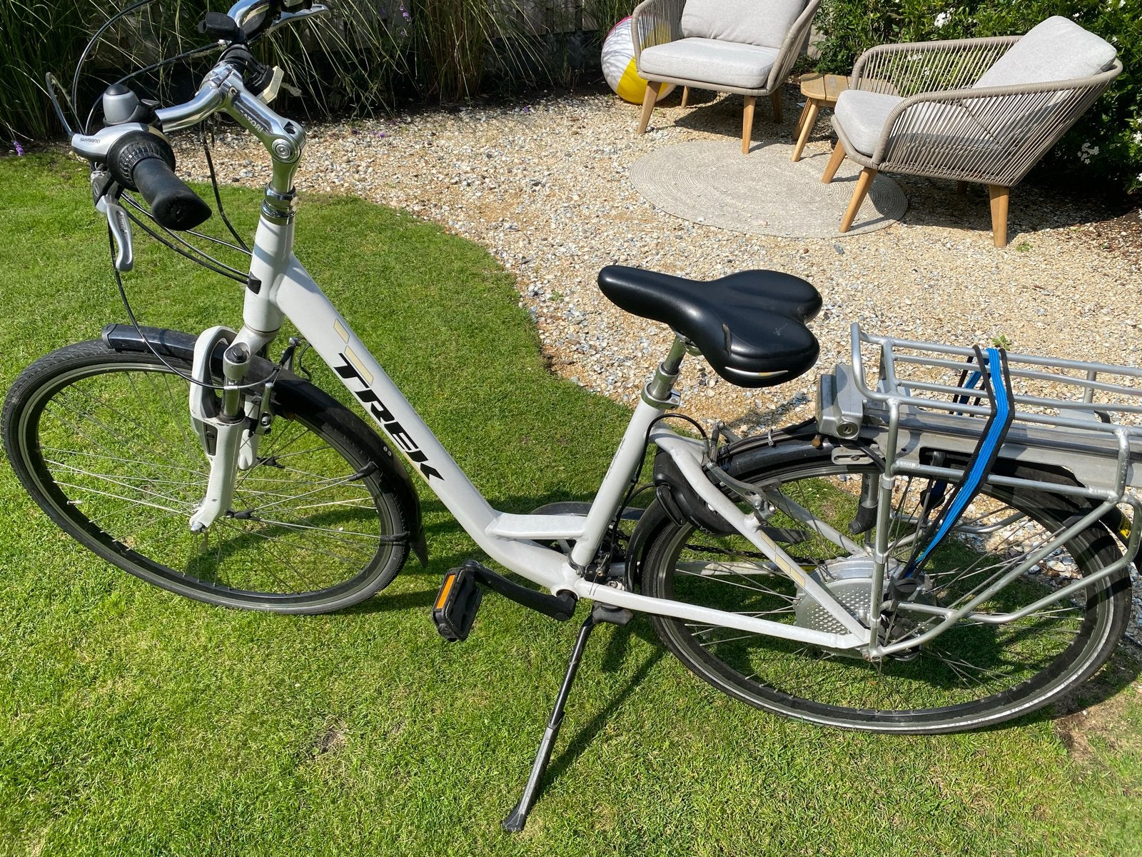 Oude elektrische Trek fiets (zonder accu), Ophalen, Minder dan 30 km per accu, Gebruikt, Batavus