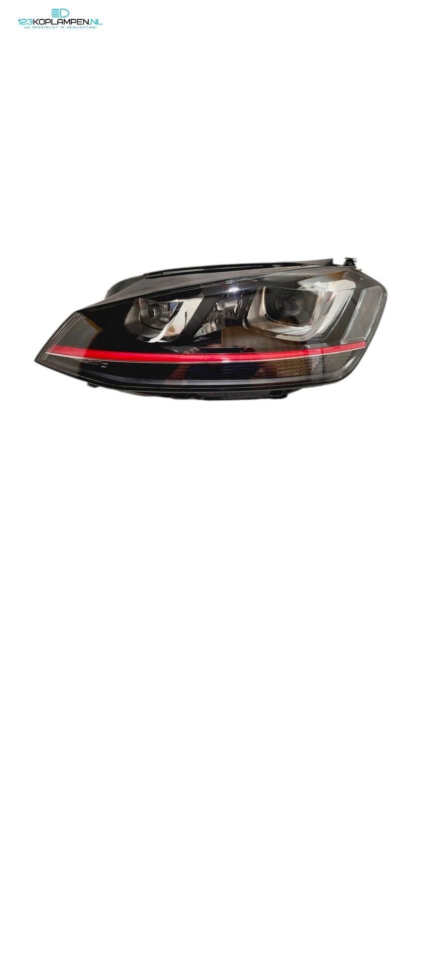 Volkswagen Golf 7 Bi-Xenon GTI Rood Koplamp Links 5G1941031A, Auto-onderdelen, Gebruikt, -, -, Verzenden