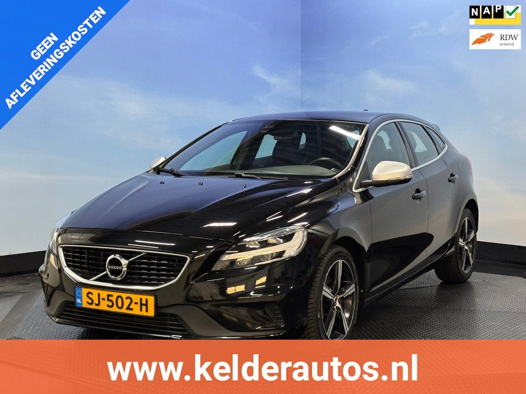 Volvo V40 2.0 T4 Business Sport Navi | Clima | Cruise | PDC, Auto's, Volvo, Voorwielaandrijving, Gebruikt, Euro 6, Zwart