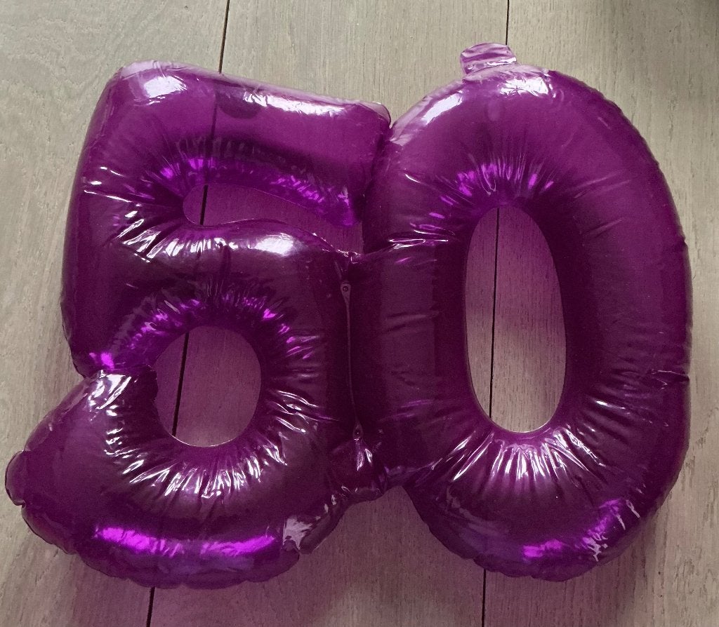 Feestartikelen voor 50 jarige man, Hobby en Vrije tijd, Ophalen of Verzenden, Zo goed als nieuw, Versiering, Verjaardag