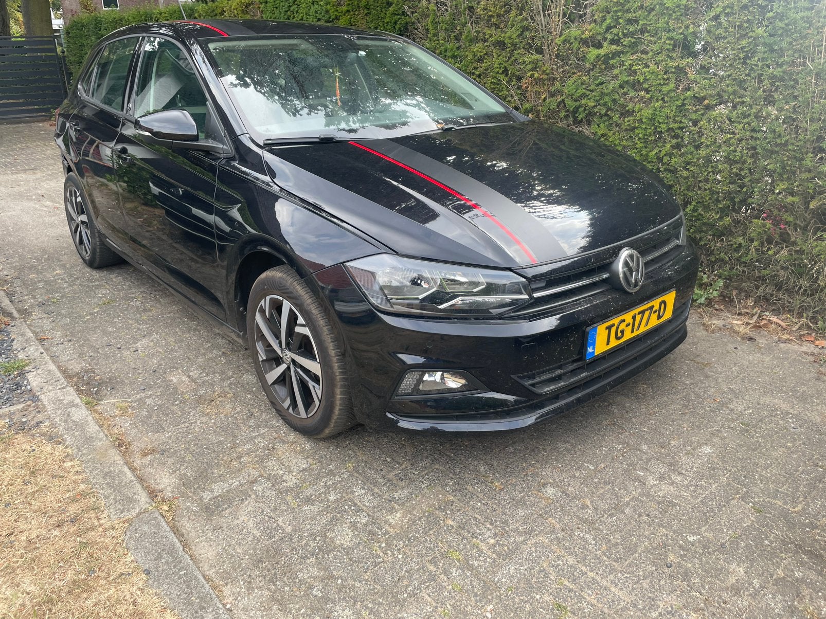Vw polo 1.0 tsi dsg Beast bj 2018, Ophalen of Verzenden, Zwart, Benzine