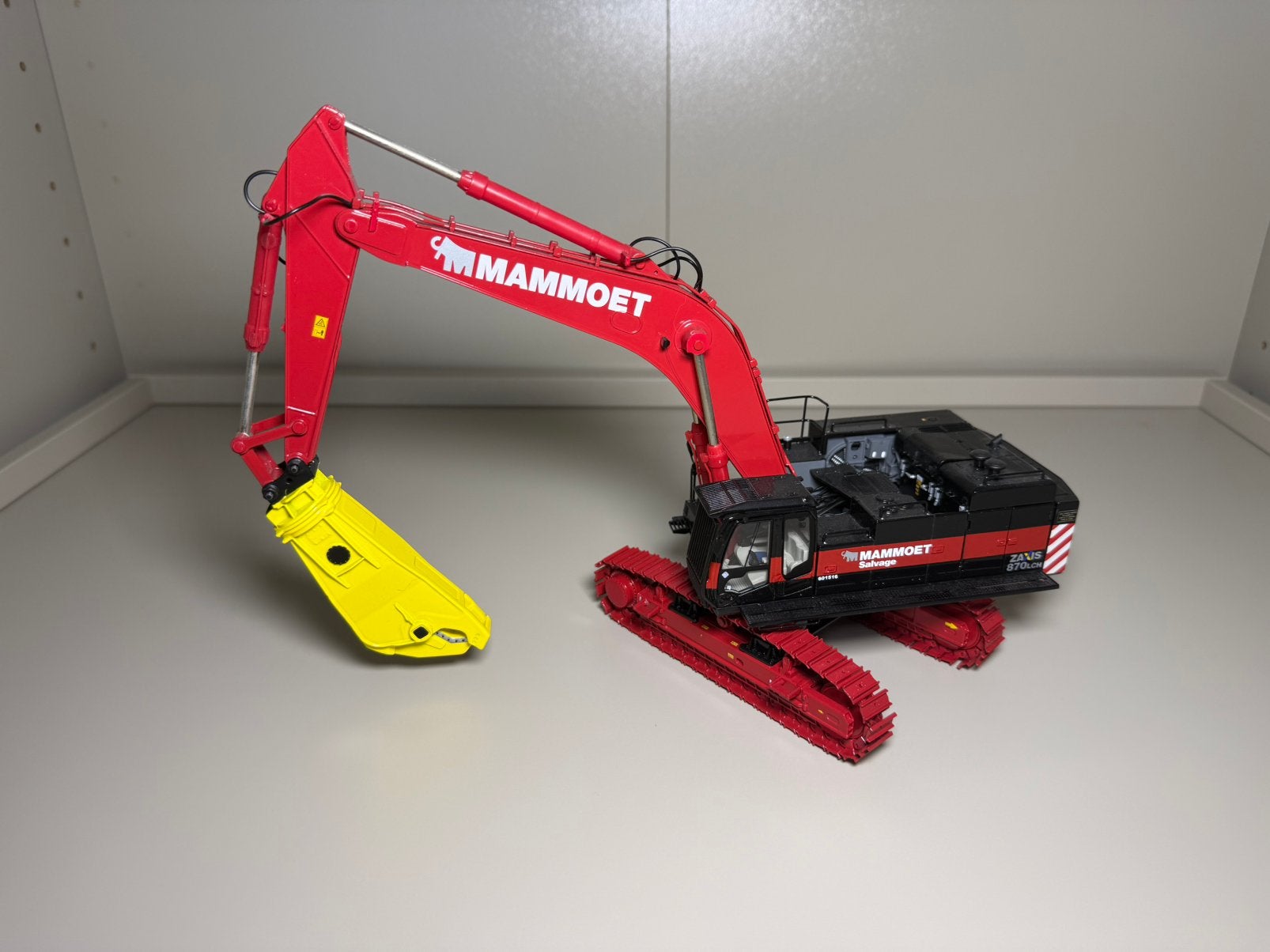 Mammoet hitachi 870 1:50, Hobby en Vrije tijd, Modelauto's | 1:50, Ophalen of Verzenden, Zo goed als nieuw, Hijskraan, Tractor of Landbouw