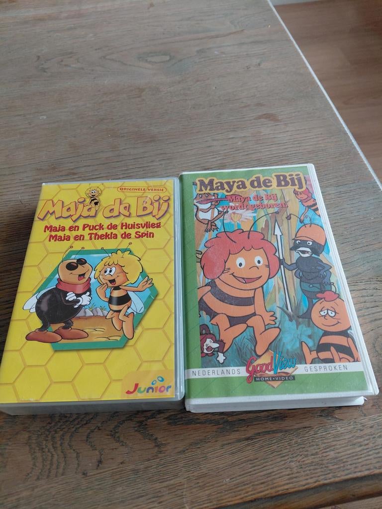 2 Maja Maya de Bij videobanden., Gebruikt, Tekenfilm, Alle leeftijden, Ophalen of Verzenden