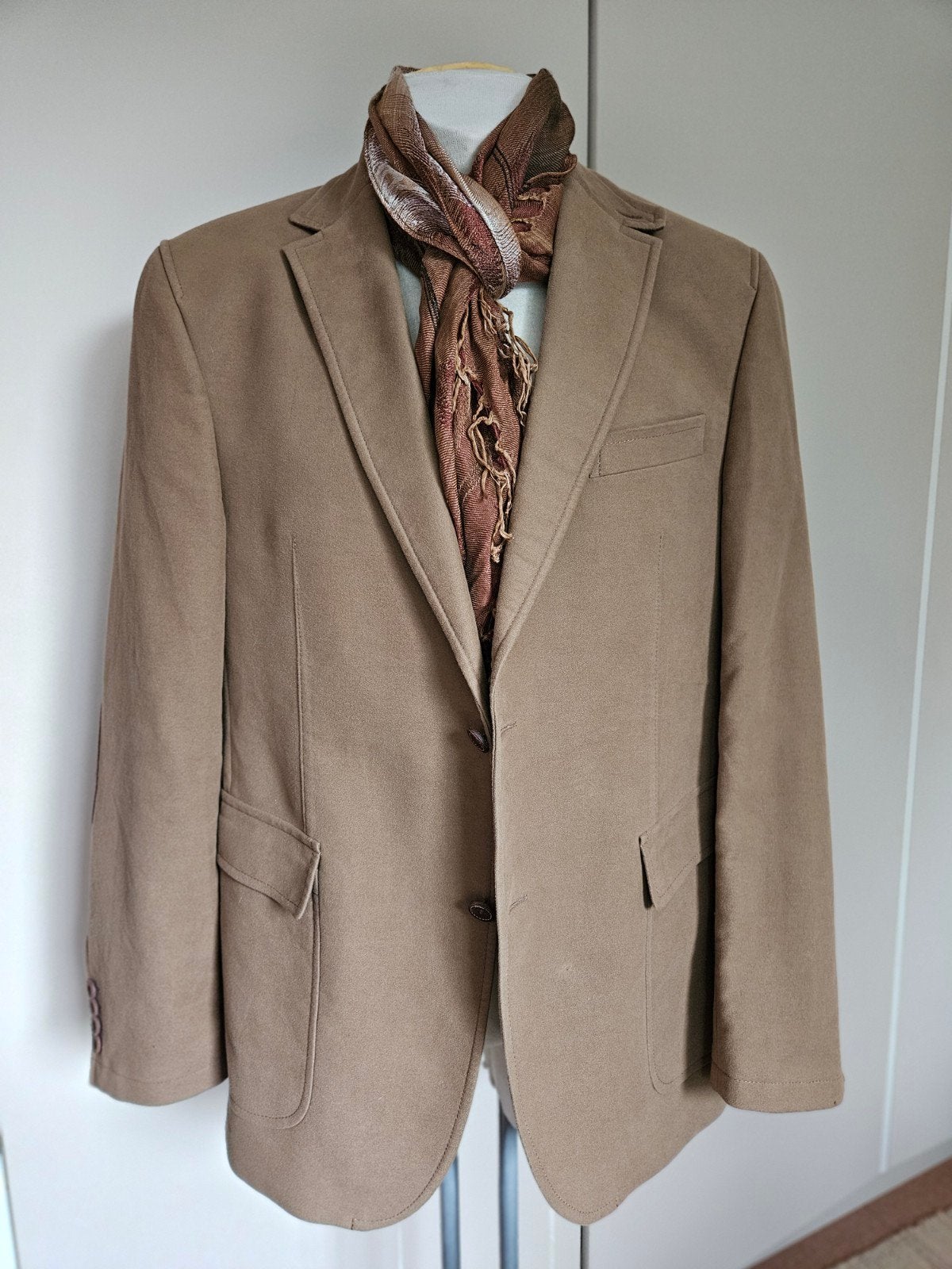 Carl Gross jasje maat 56 beige -  als nieuw, Carl Gross, Verzenden, Beige, Maat 56/58 (XL)