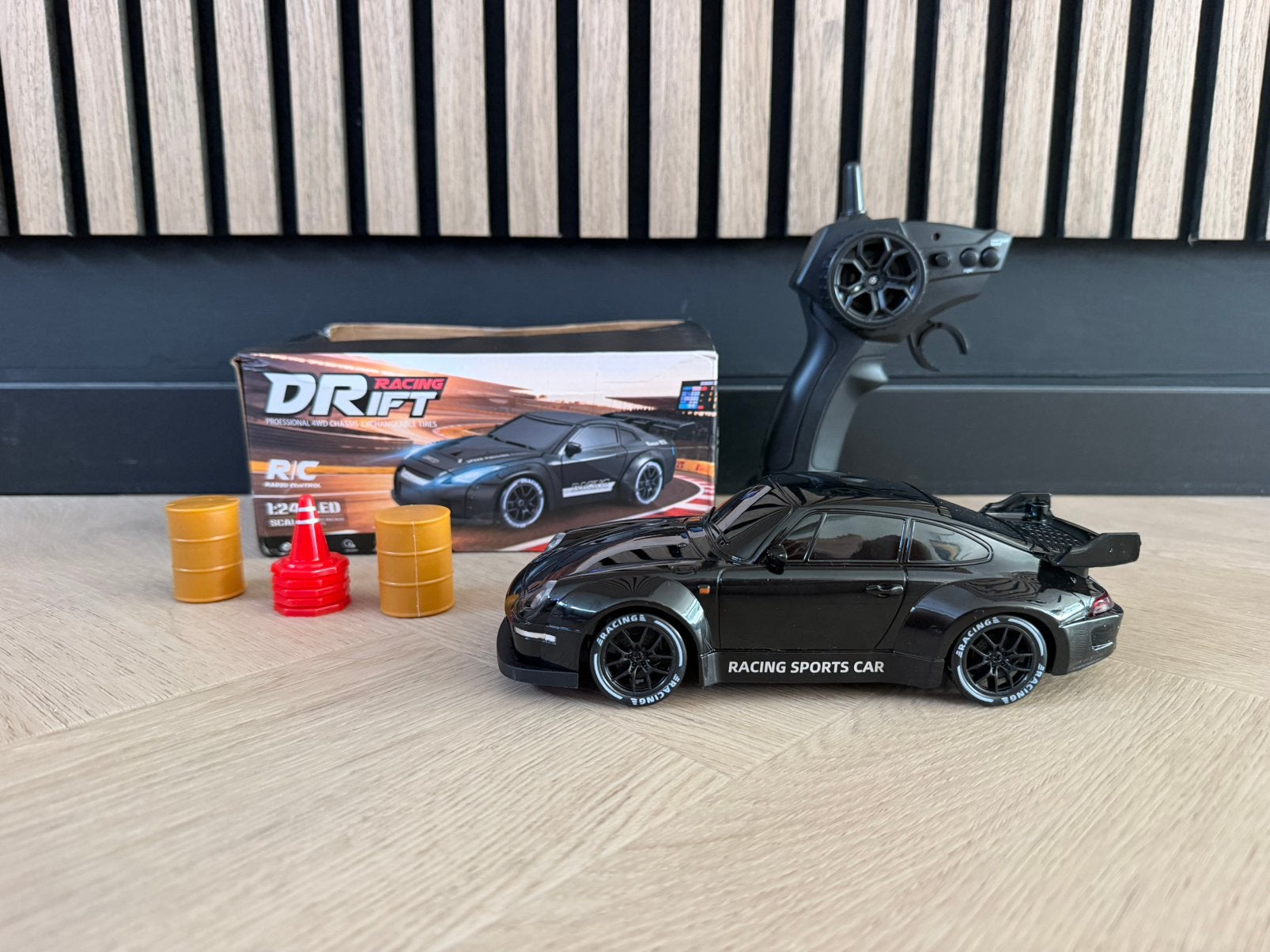 RC Drift car 911 Widebody, Ophalen of Verzenden, Zo goed als nieuw, Overige schalen