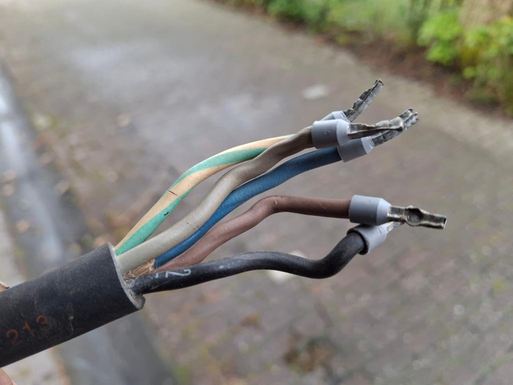 Electrakabel 5 aderig, Ophalen, Kabel of Snoer