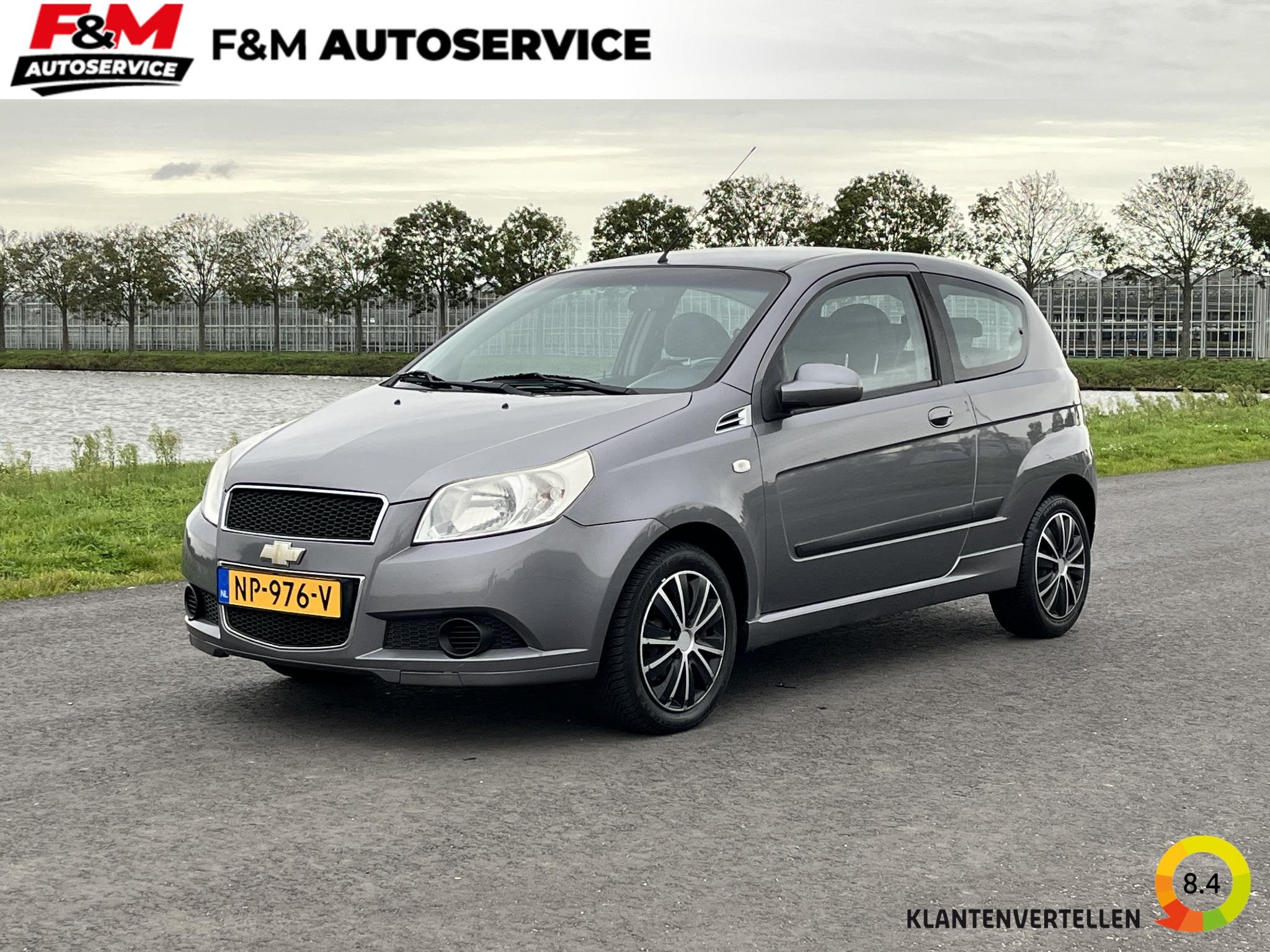 Chevrolet Aveo 1.4 16V LS Airco, radio, Auto's, Voorwielaandrijving, Aveo, 400 kg, Bedrijf