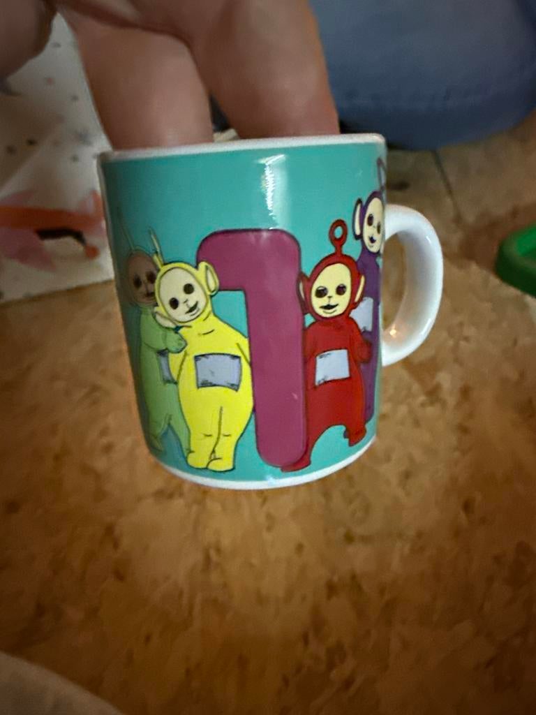Teletubbies Mokken Set - 2 Stuks, Ophalen of Verzenden, Zo goed als nieuw