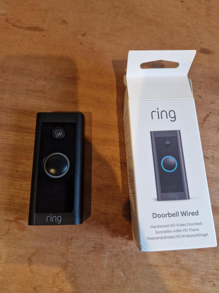 Ring Deurbel Wired met Chime, Huis en Inrichting, Deurbellen, Ophalen of Verzenden, Bewegingsdetectiesensor, Gebruikt, Bedraad