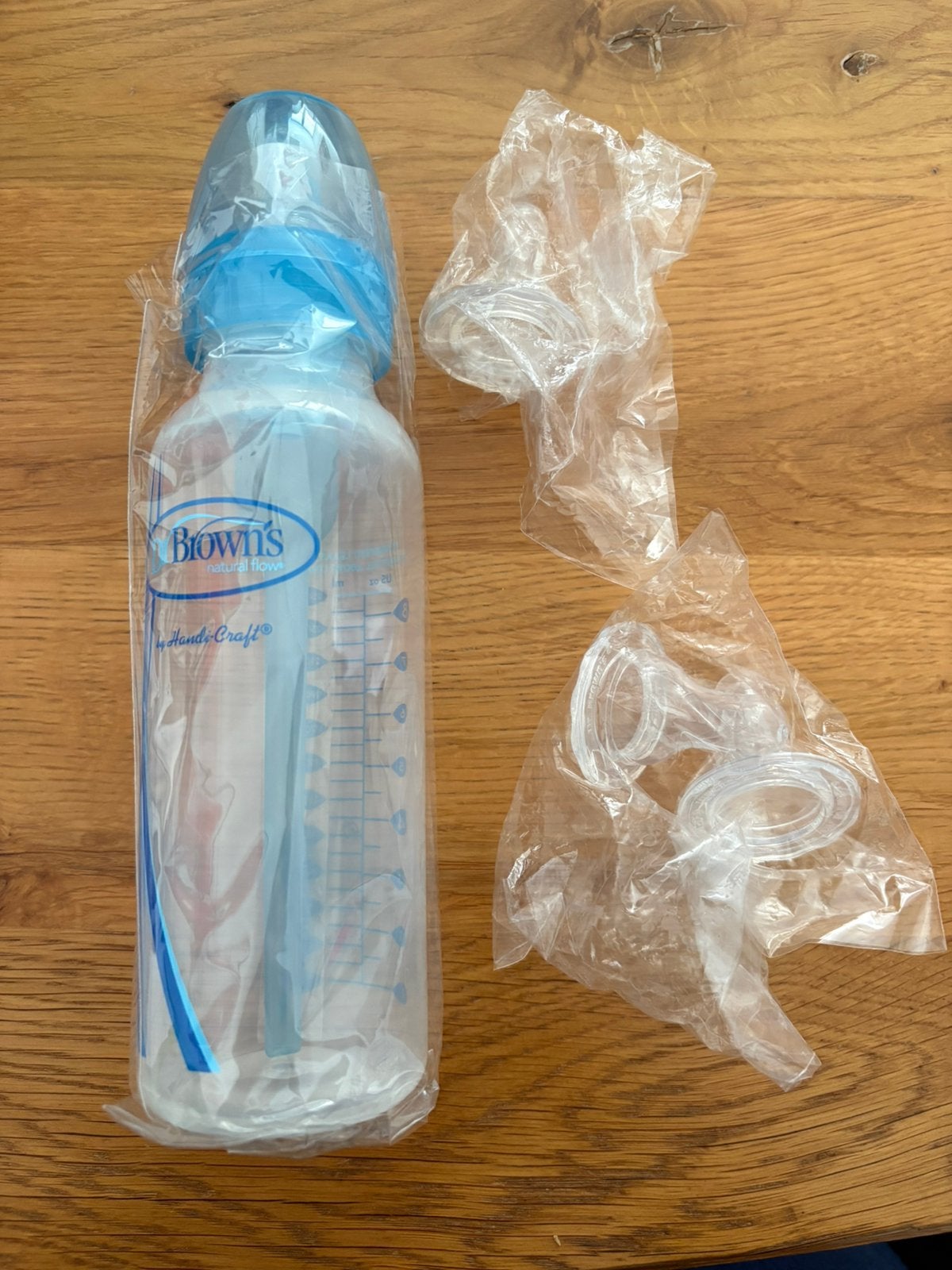 Nieuwe Dr Brown fles 250ml met toebehoren, Ophalen of Verzenden, Nieuw, Babyfles, Dr. Brown's