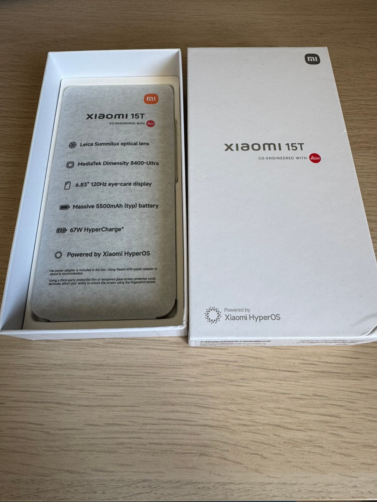 Xiaomi 15T – 256GB – 12GB RAM – Gray – Leica Camera – Nieuw, Ophalen