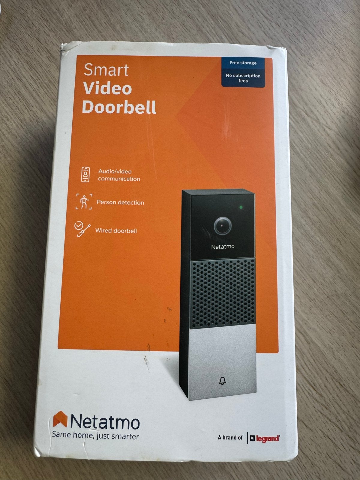Slimme Video Deurbel (zo goed als nieuw), Ophalen of Verzenden, Bewegingsdetectiesensor, Zo goed als nieuw, Bedraad