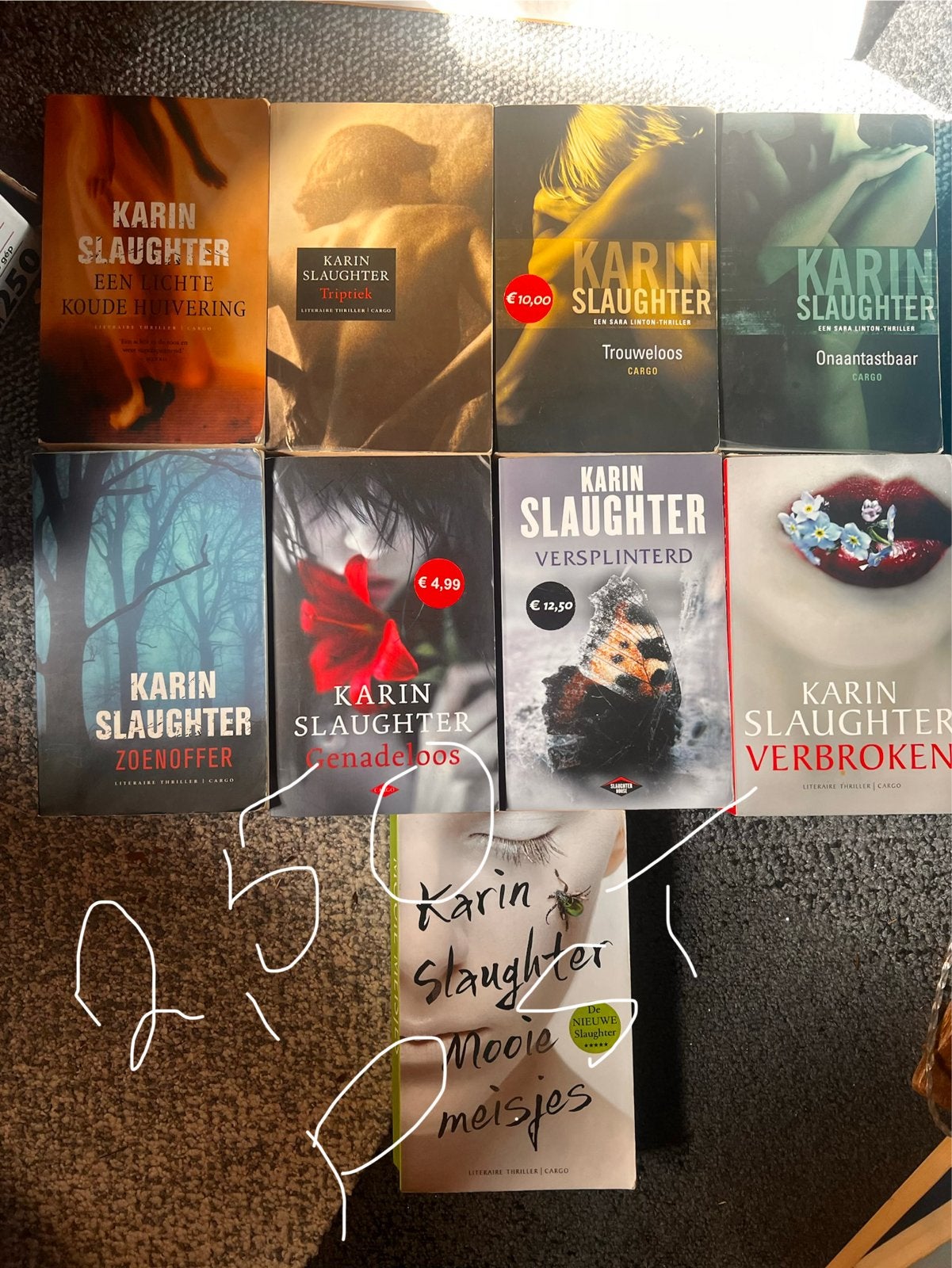 Karin Slaughter Boekenpakket - 9 thrillers, Ophalen of Verzenden, Gelezen, Nederland