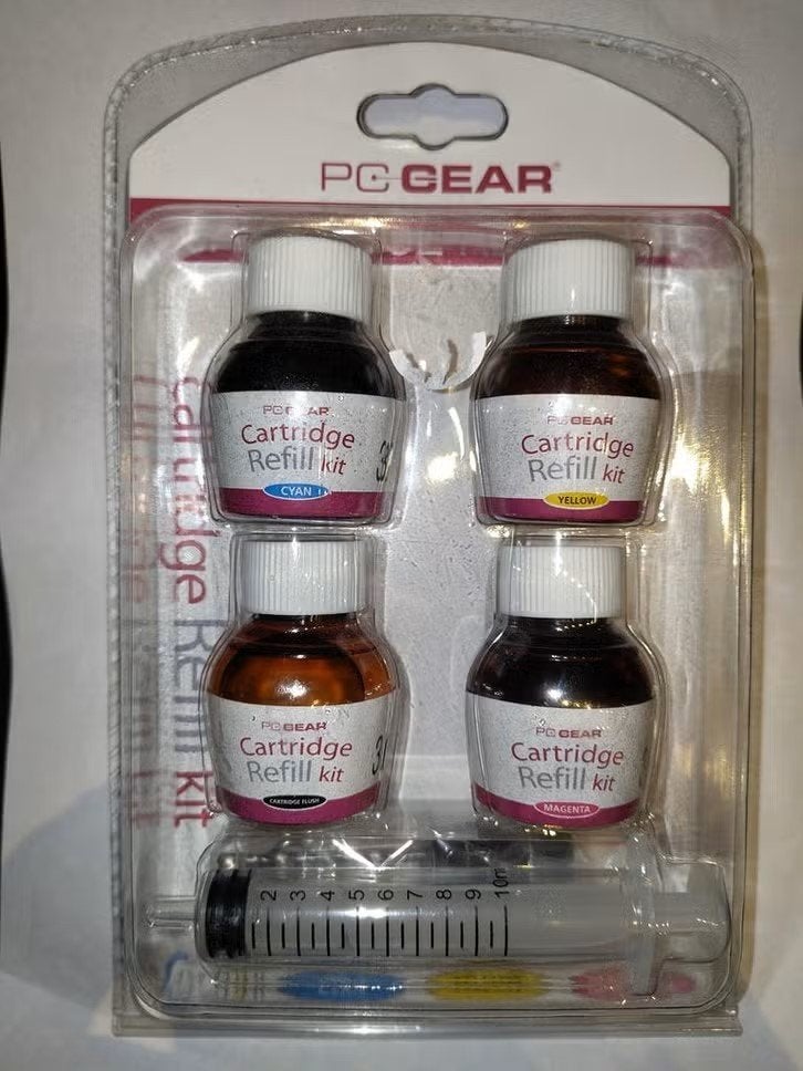 PC GEAR Cartridge Refill Kit - Inkt Navulset, Ophalen of Verzenden, Zo goed als nieuw, Overige typen, PC Gear