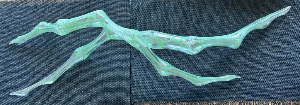 Modern kunst glaswerk voor bloemstukken - 80 cm breed, Ophalen