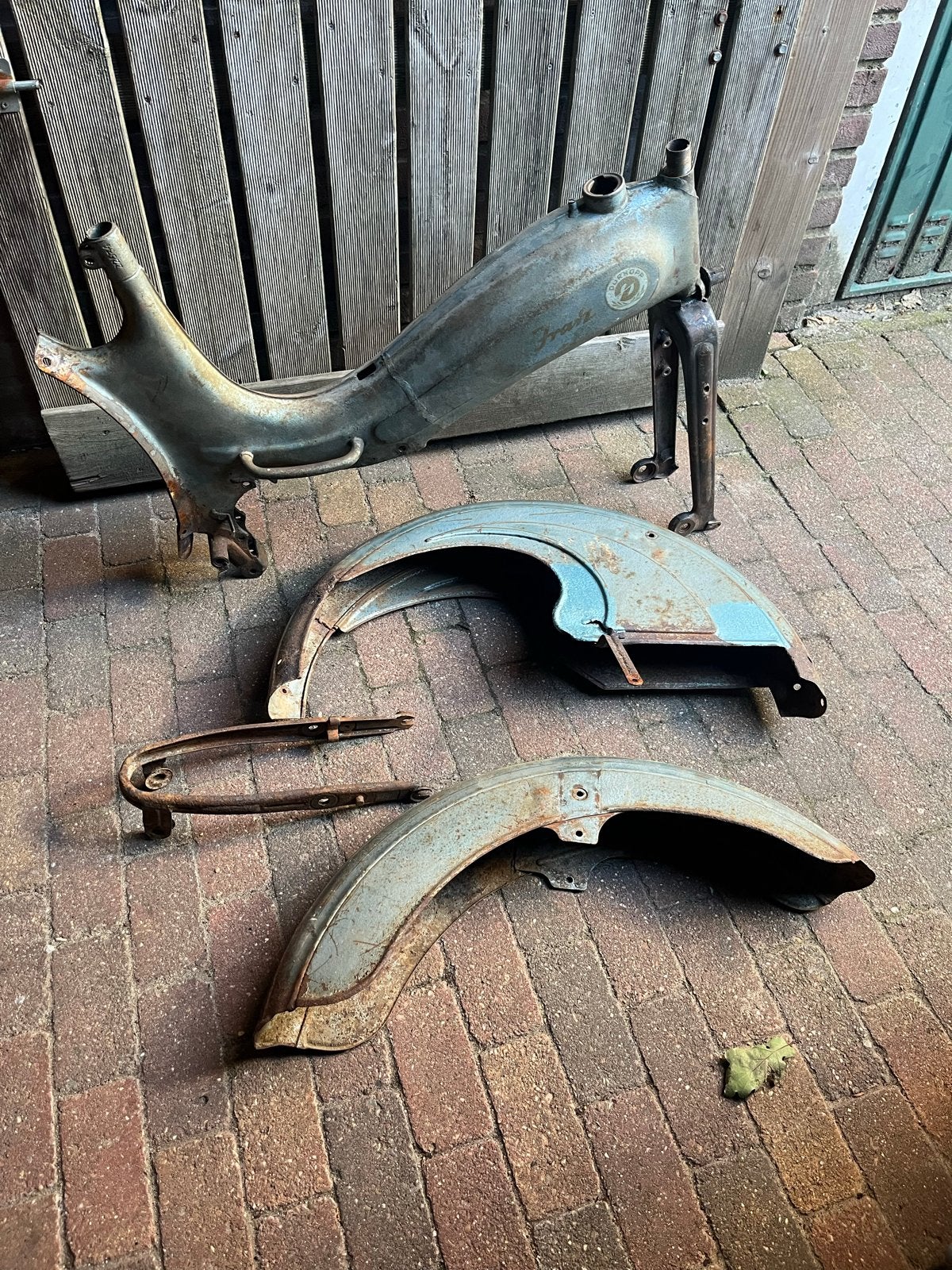 Dürkopp Fratz bromfiets onderdelen - Frame en spatborden, Fietsen en Brommers, Ophalen, Gebruikt, Frame, Overige merken