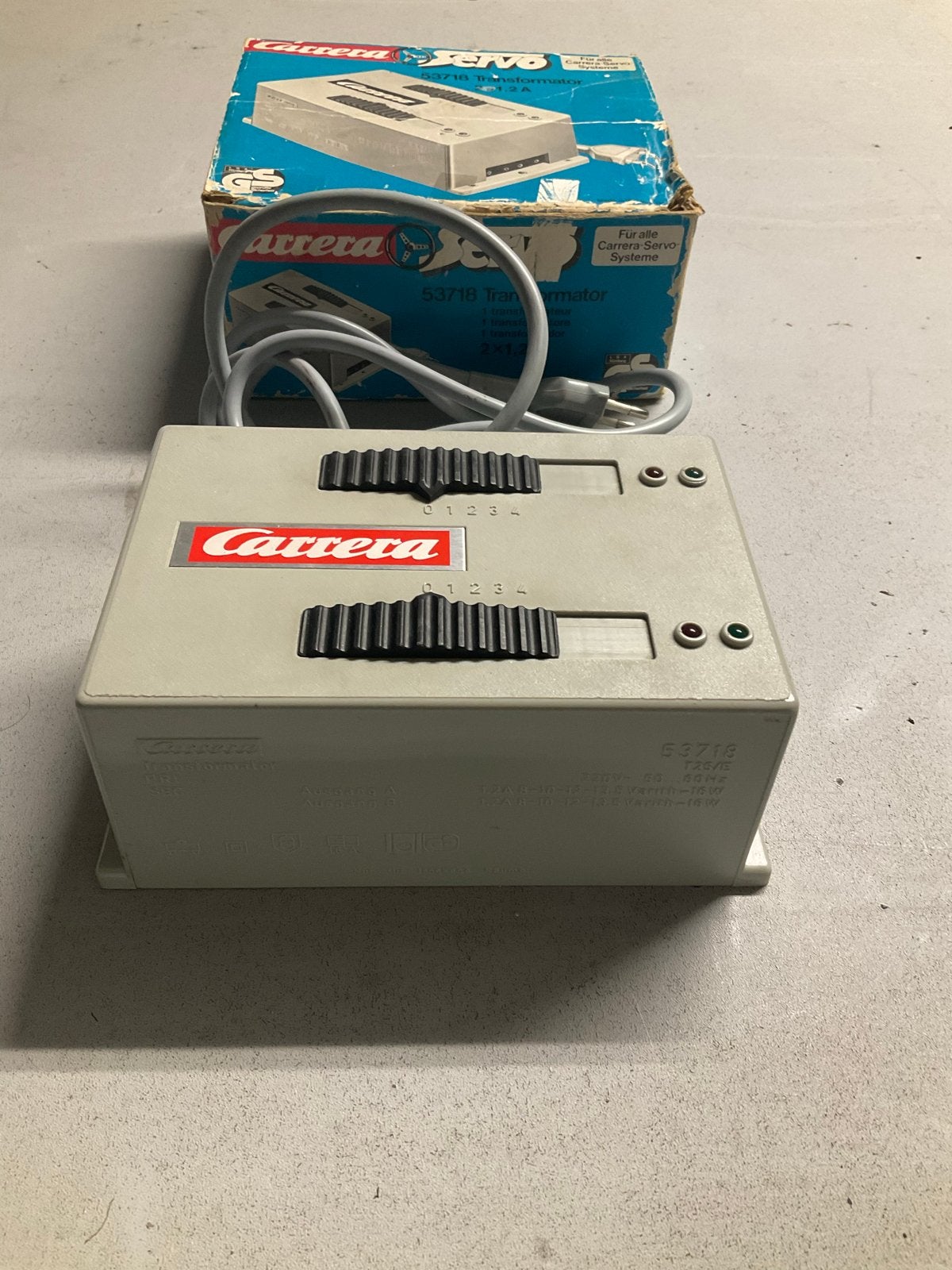 Carrera Servo 53718 Transformator - Zware Trafo, Onderdelen, Carrera, Ophalen of Verzenden, Zo goed als nieuw