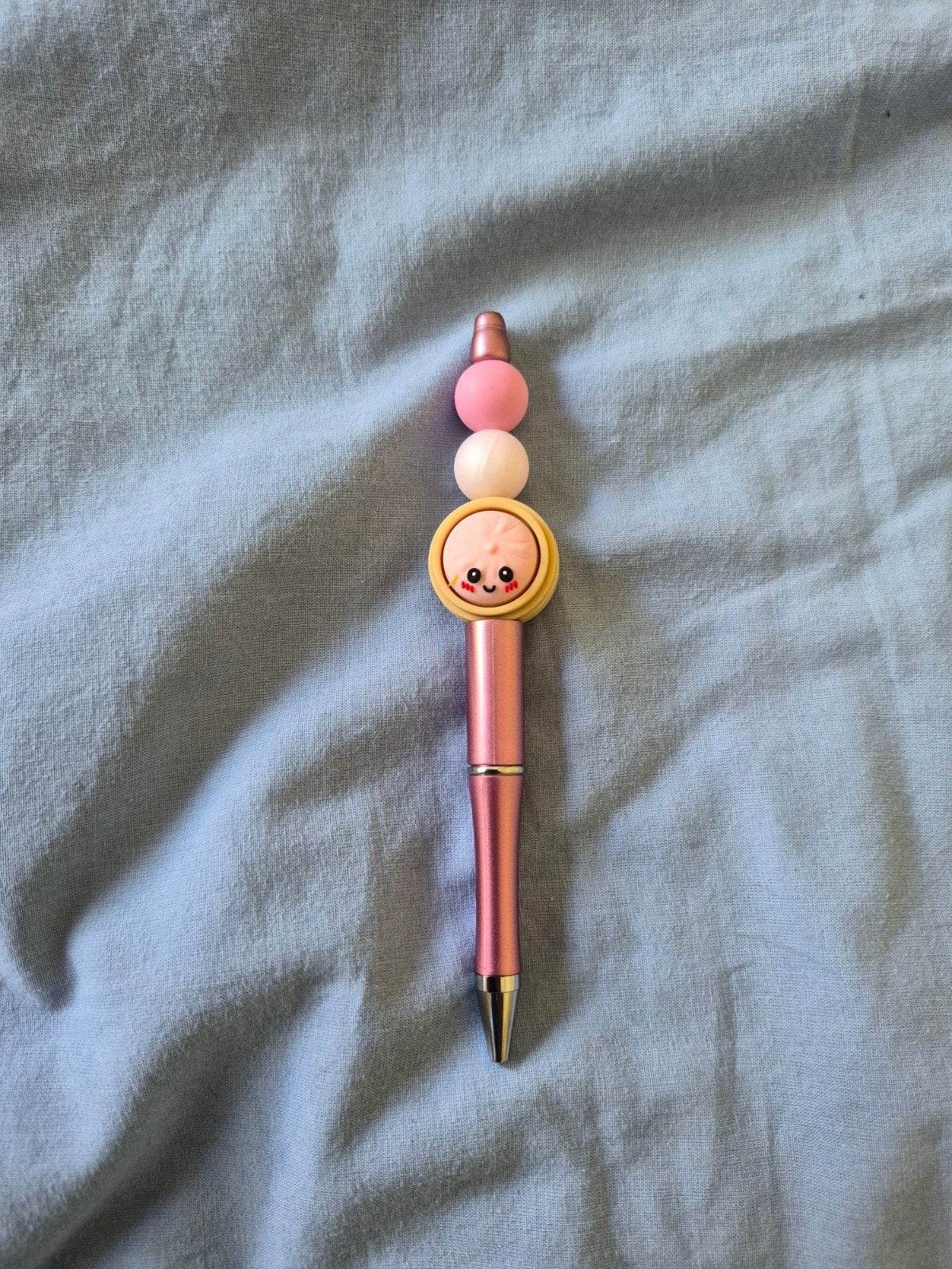 Kralenpen met roze dumpling, Diversen, Ophalen of Verzenden, Nieuw