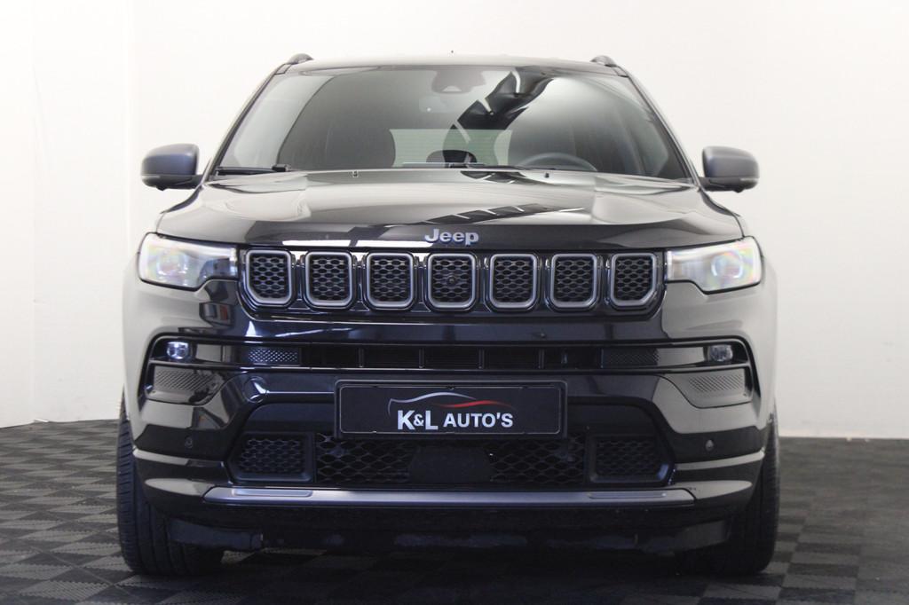 Jeep Compass 4xe 190 Plug-in Hybrid Electric Limited Lease E, Automaat, 4 cilinders, Leder en Stof, Zwart