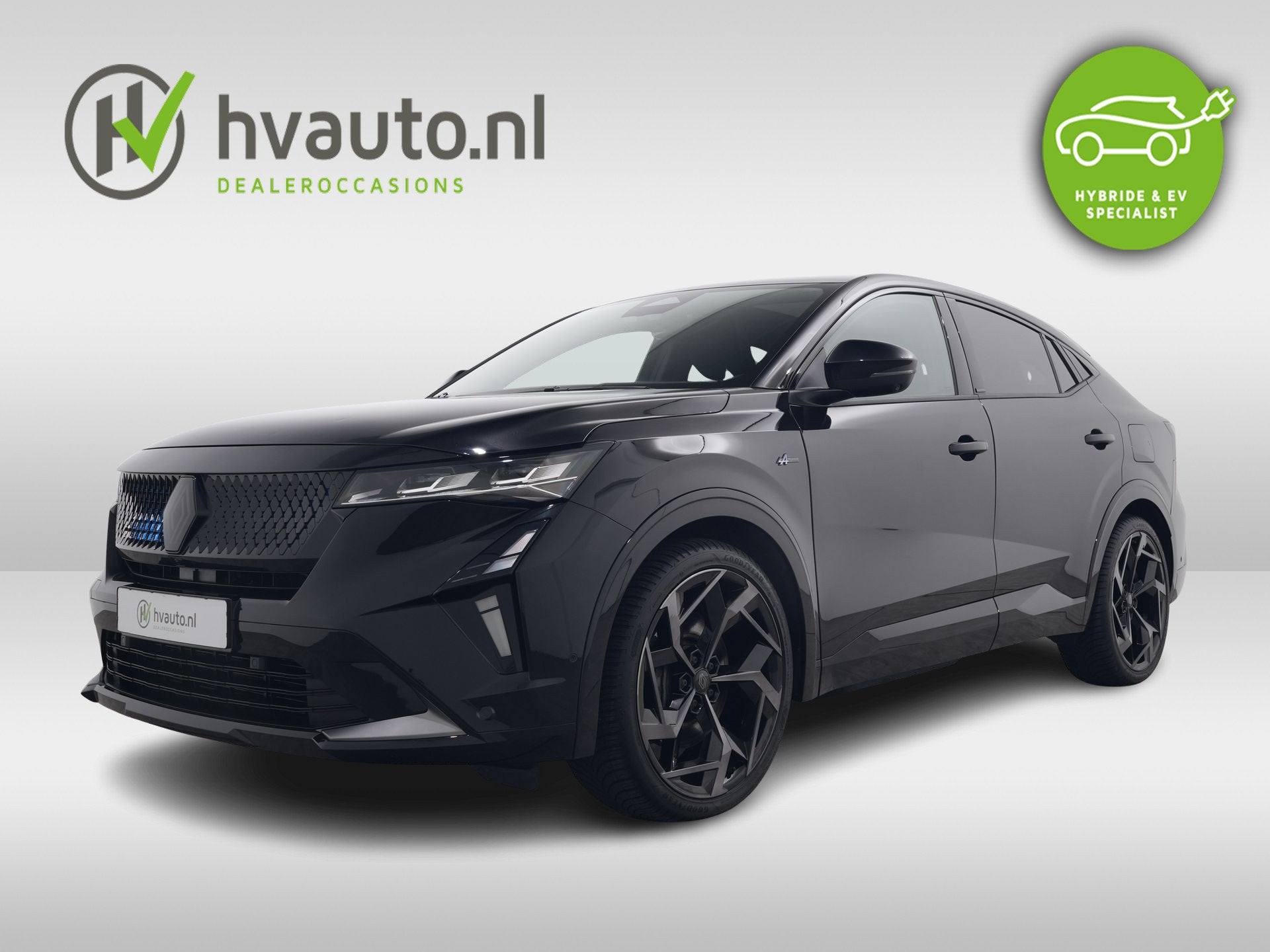 Renault Rafale E-TECH 4x4 PLUG-IN HYBRID 300PK ATELIER ALPIN, Auto's, Automaat, Stof, Gebruikt, Zwart