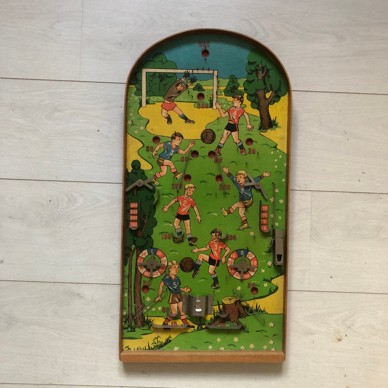 Antiek knikkerspel, Antiek en Kunst, Ophalen of Verzenden