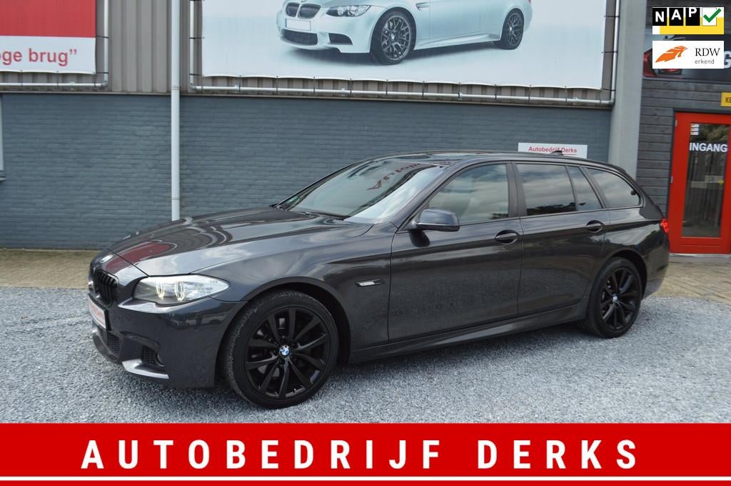 BMW 5-serie Touring 528i High Executive M-Pakket Airco Leer, Auto's, BMW, Bedrijf, Te koop, 5-Serie, ABS, Achteruitrijcamera, Airbags