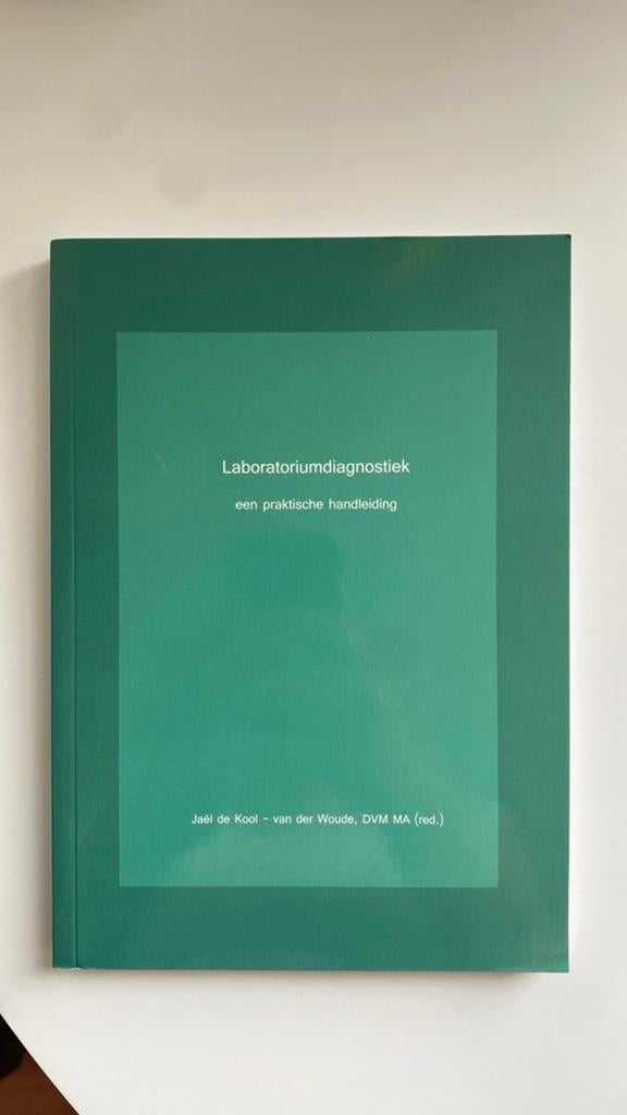 Laboratoriumdiagnostiek een praktische handleiding, Boeken, Ophalen, Beta, Zo goed als nieuw, WO