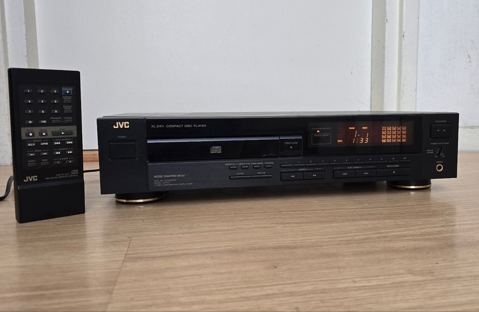 JVC XL-Z411BK Compact Disc Speler - Digifine, Ophalen of Verzenden, Gebruikt, JVC