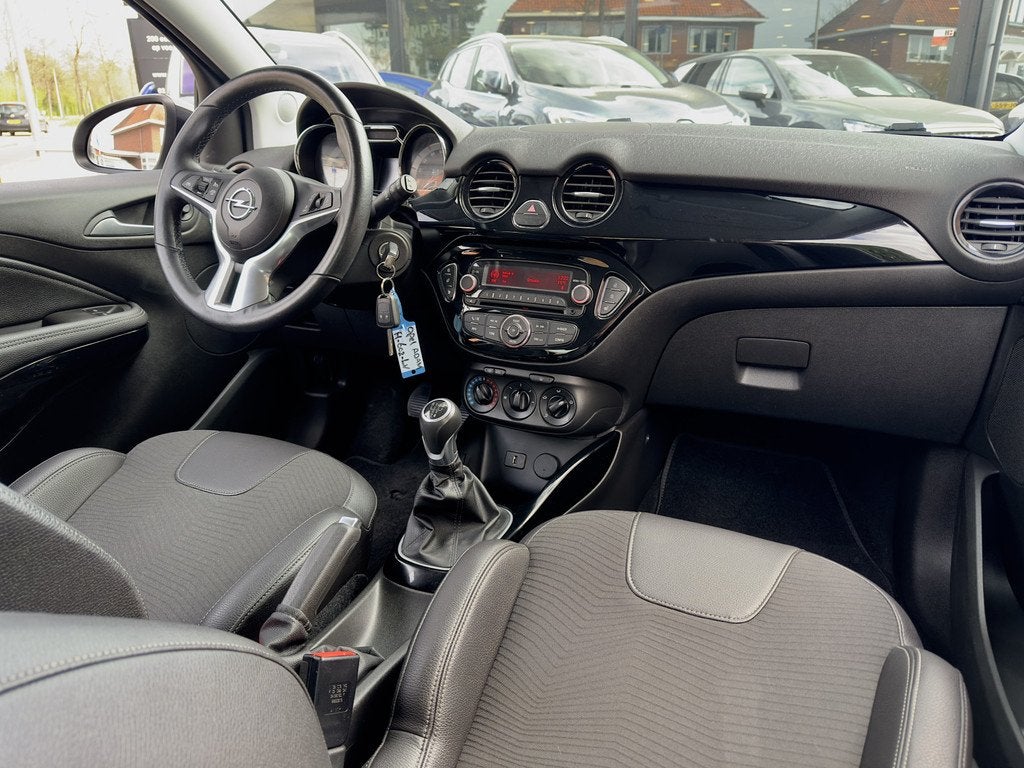 Opel ADAM 1.2 SPORT LEDER AIRCO LED LMV PDC (bj 2017), Auto's, Voorwielaandrijving, ADAM, Euro 6, 4 cilinders