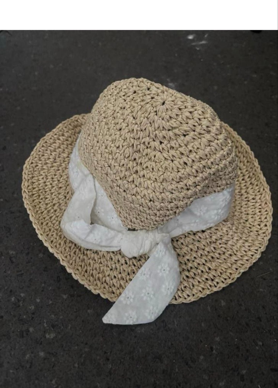 Zonnehoed H&M strandhoed, Kleding | Dames, Ophalen of Verzenden, Zo goed als nieuw, One size fits all, Hoed