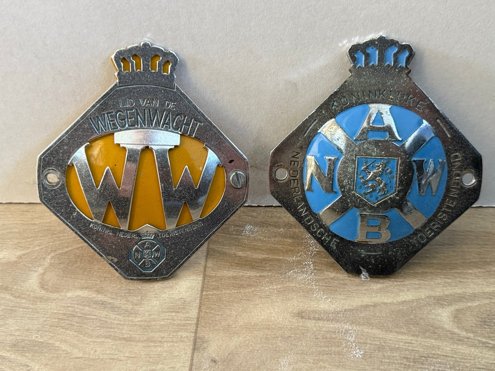 ANWB Wegenwacht en ANWB auto emblemen, Ophalen of Verzenden