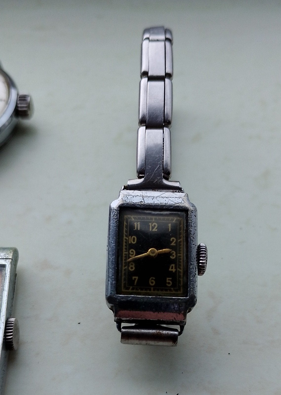 Art Deco dameshorloge, Sieraden, Tassen en Uiterlijk, Horloges | Dames, Overige merken, Staal, Gebruikt, Staal