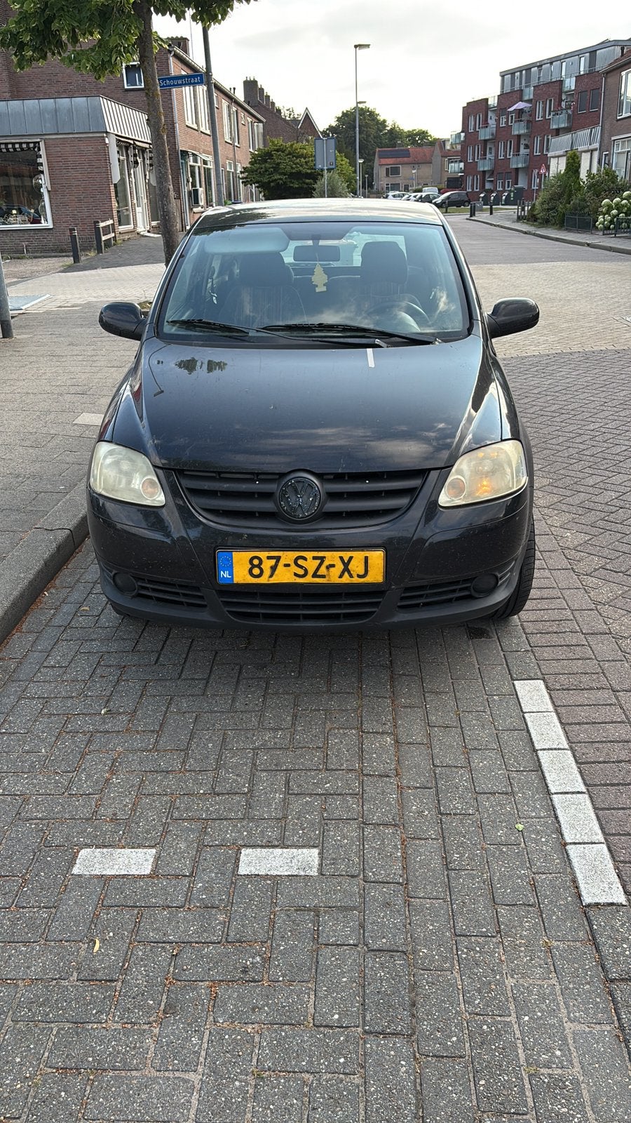Volkswagen Fox 1.2 40KW 2006 Zwart, Voorwielaandrijving, 4 stoelen, 1198 cc, Origineel Nederlands