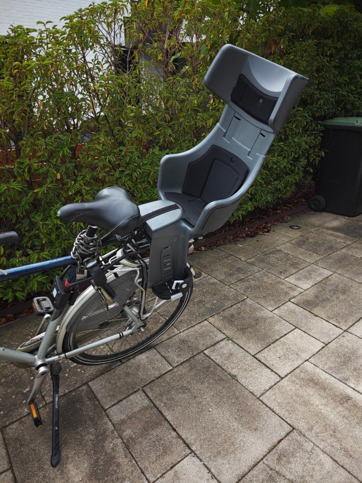 Bobike Exclusive Tour Plus fietszitje - grijs, Fietsen en Brommers, Ophalen, Achterzitje, 9 t/m 36 kg, Bobike