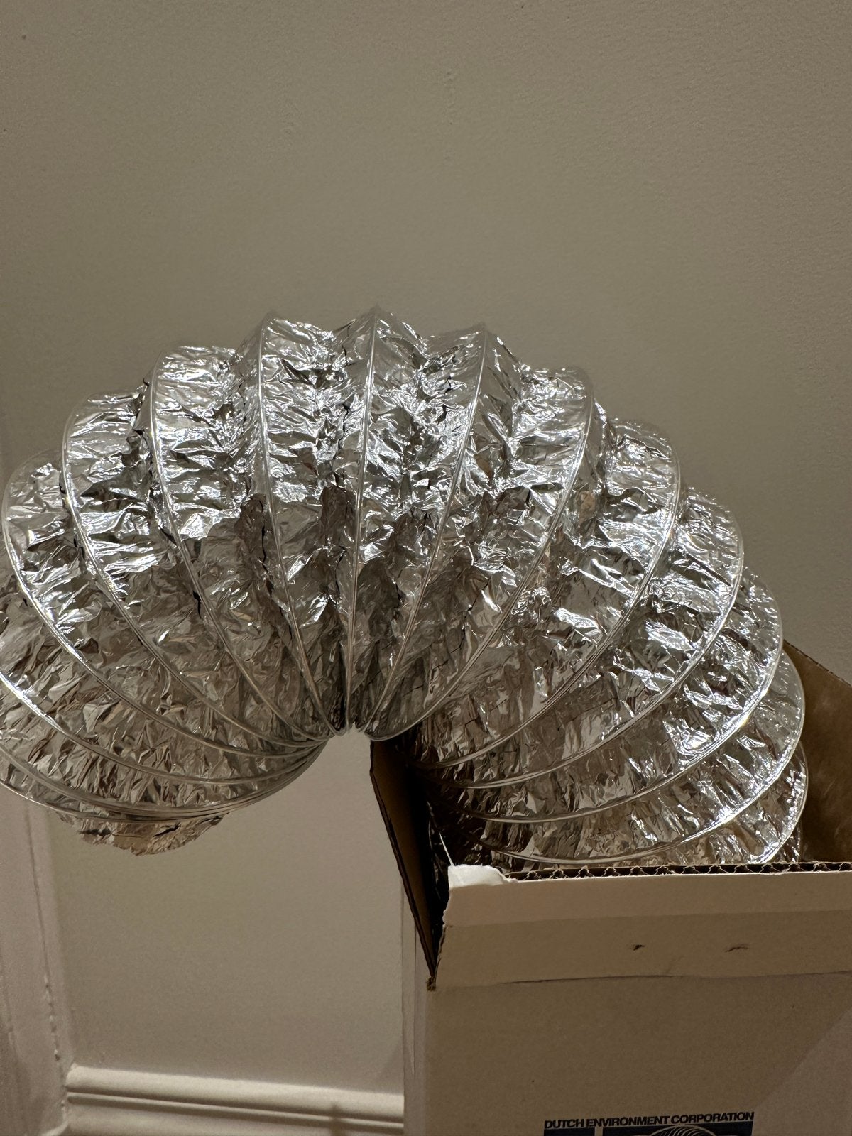 Flexibele Aluminium Afzuig 125mm 8m+ incl. slangklemmen 2st., Ophalen of Verzenden, Nieuw, Afzuiger