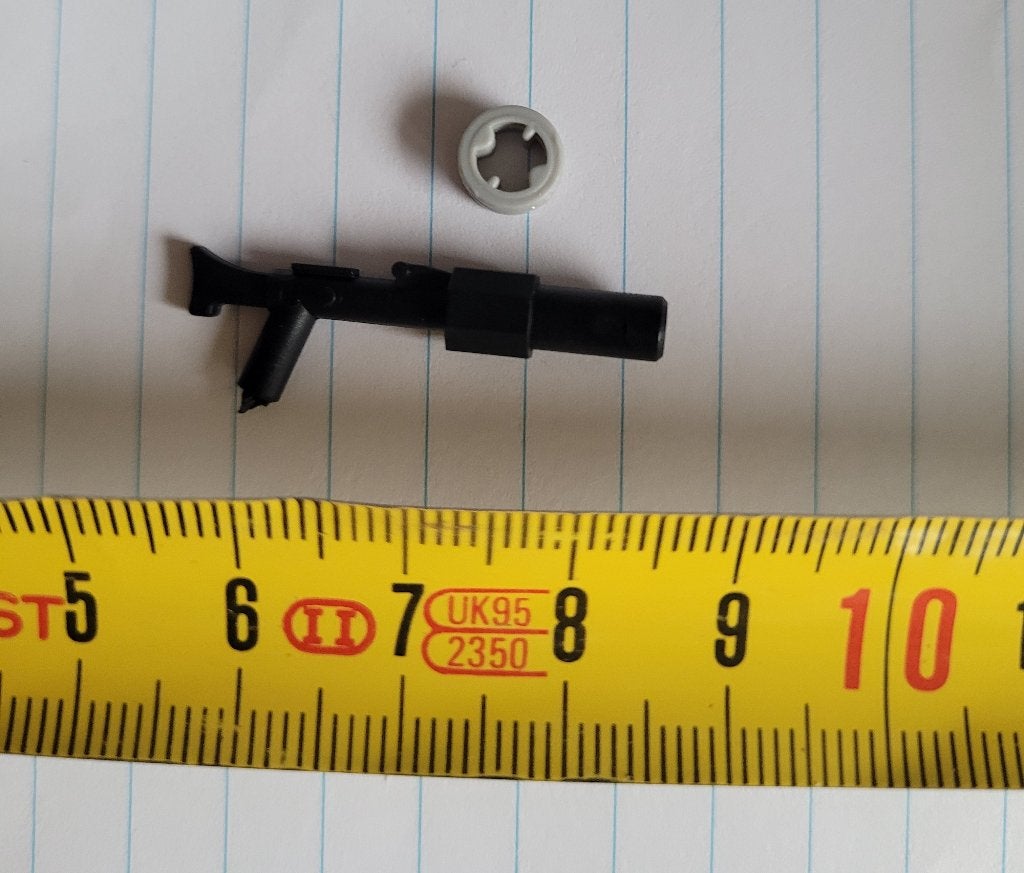 LEGO, laser of geweer, zwart 3,5cm lang, Overige thema's, Lego, Accessoire, Nieuw