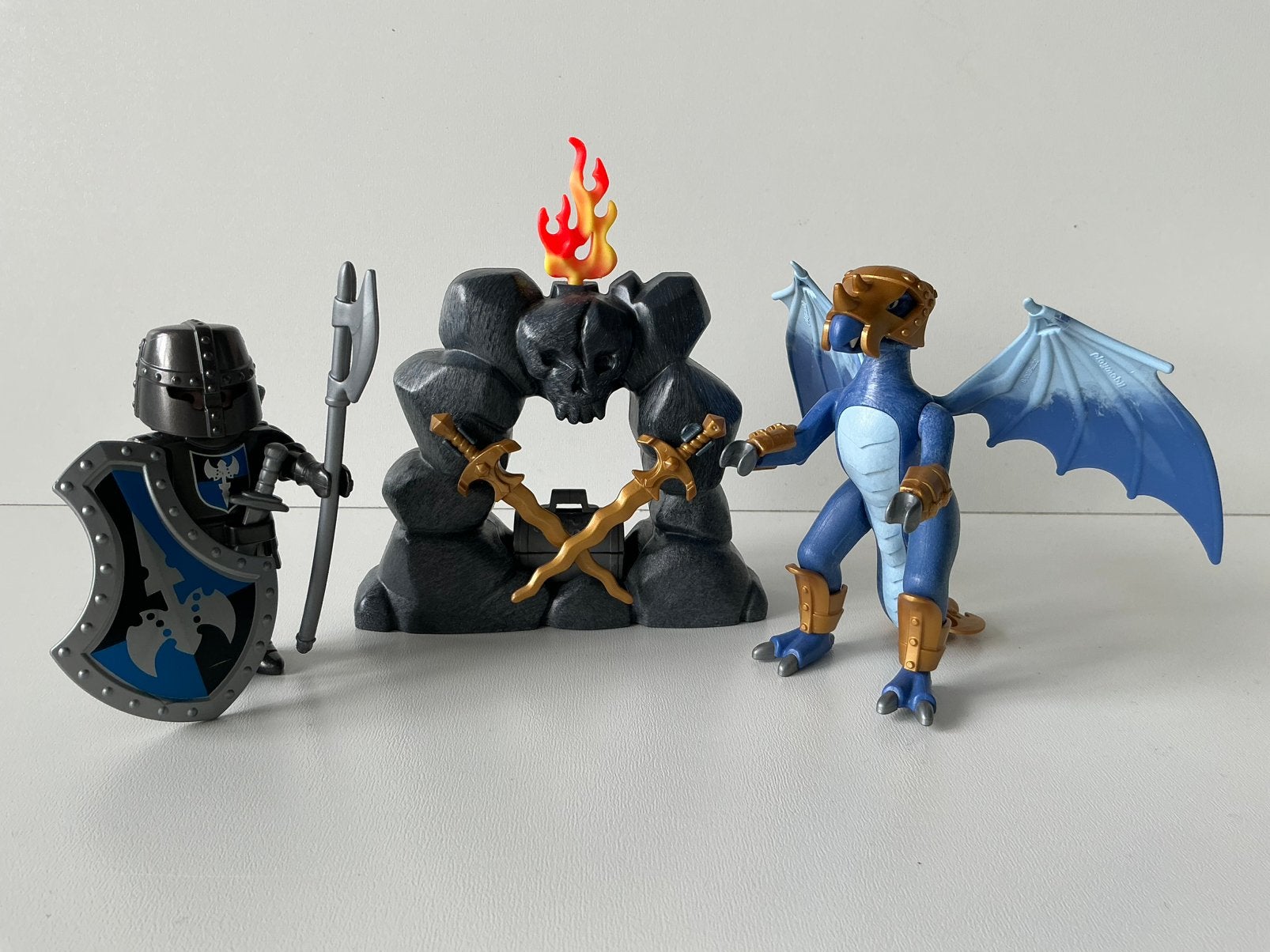 Playmobil 5657 ridder met draak, Kinderen en Baby's, Speelgoed | Playmobil, Gebruikt, Complete set, Ophalen of Verzenden, Knights