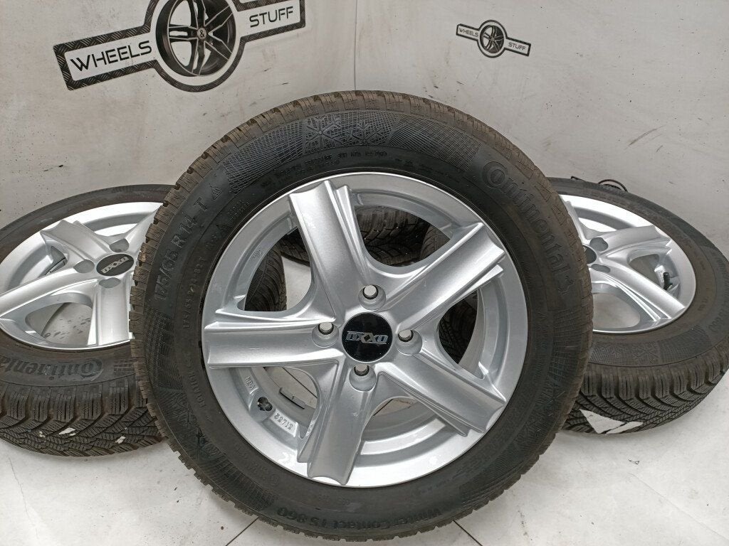 Oxxo lichtmetaal velgen 14 4x100 VW Up, Ophalen, Gebruikt, 14 inch, Banden en Velgen
