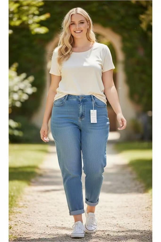 Lichte denim 7/8 jeans van G-smack Maat 58 of 60, G, G, Blauw, G