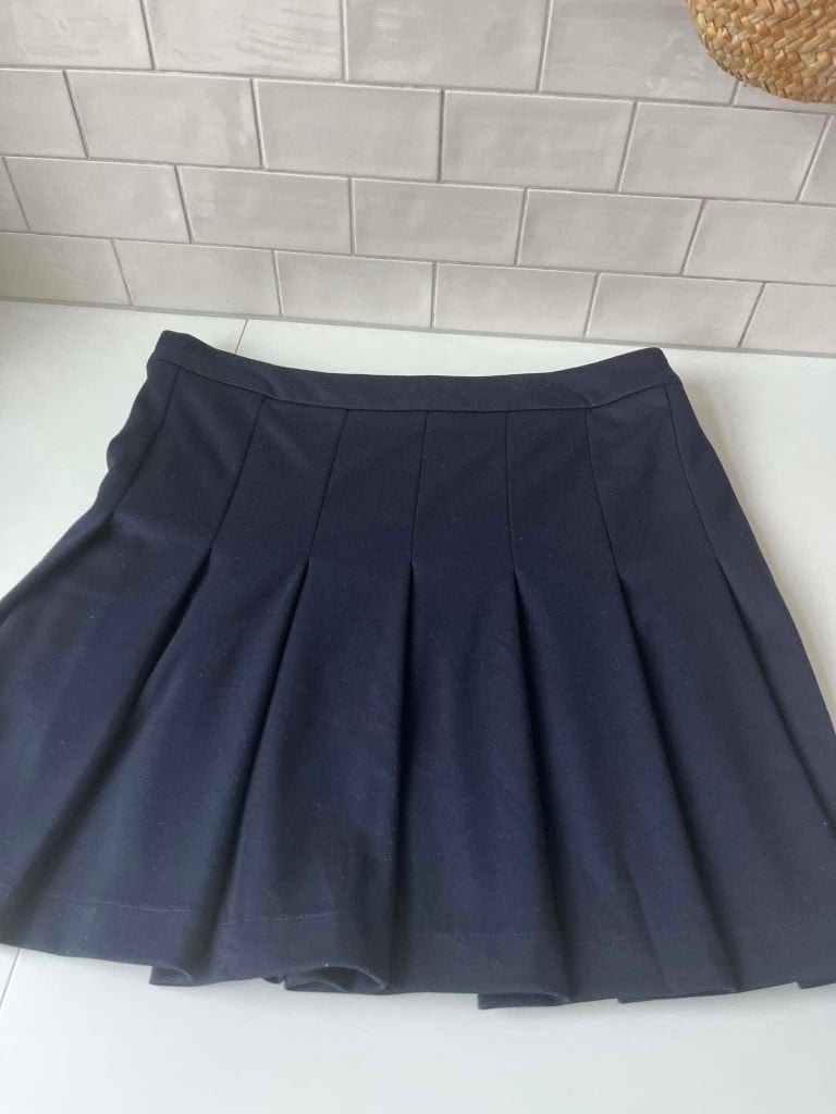 Esprit korte jersey plooirok, Kleding | Dames, Rokken, Maat 38/40 (M), Blauw, Ophalen of Verzenden, Zo goed als nieuw
