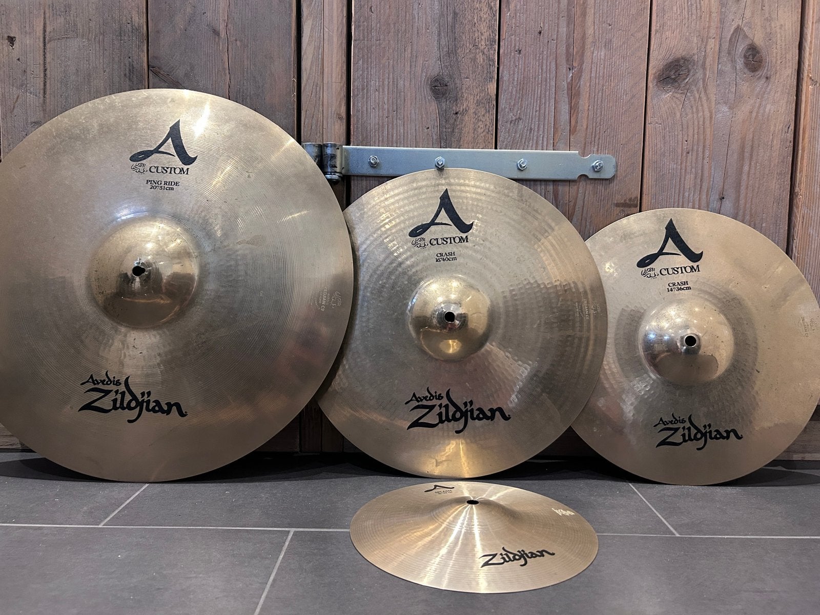 Zildjian A bekken set 20 Ping Ride, 14/16 crash, Ophalen, Zo goed als nieuw, Overige merken