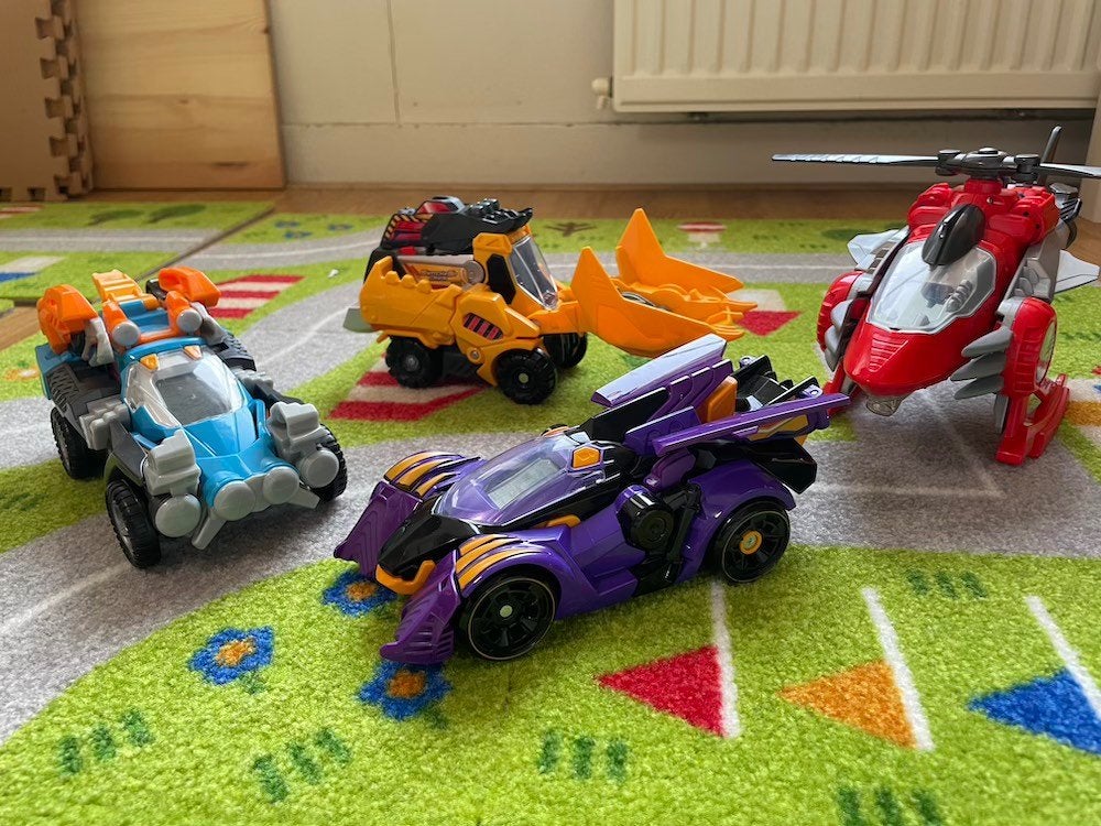 4x VTech Switch & Go Dino Transformers, Kinderen en Baby's, Speelgoed | Vtech, Ophalen of Verzenden, Zo goed als nieuw, 2 tot 4 jaar