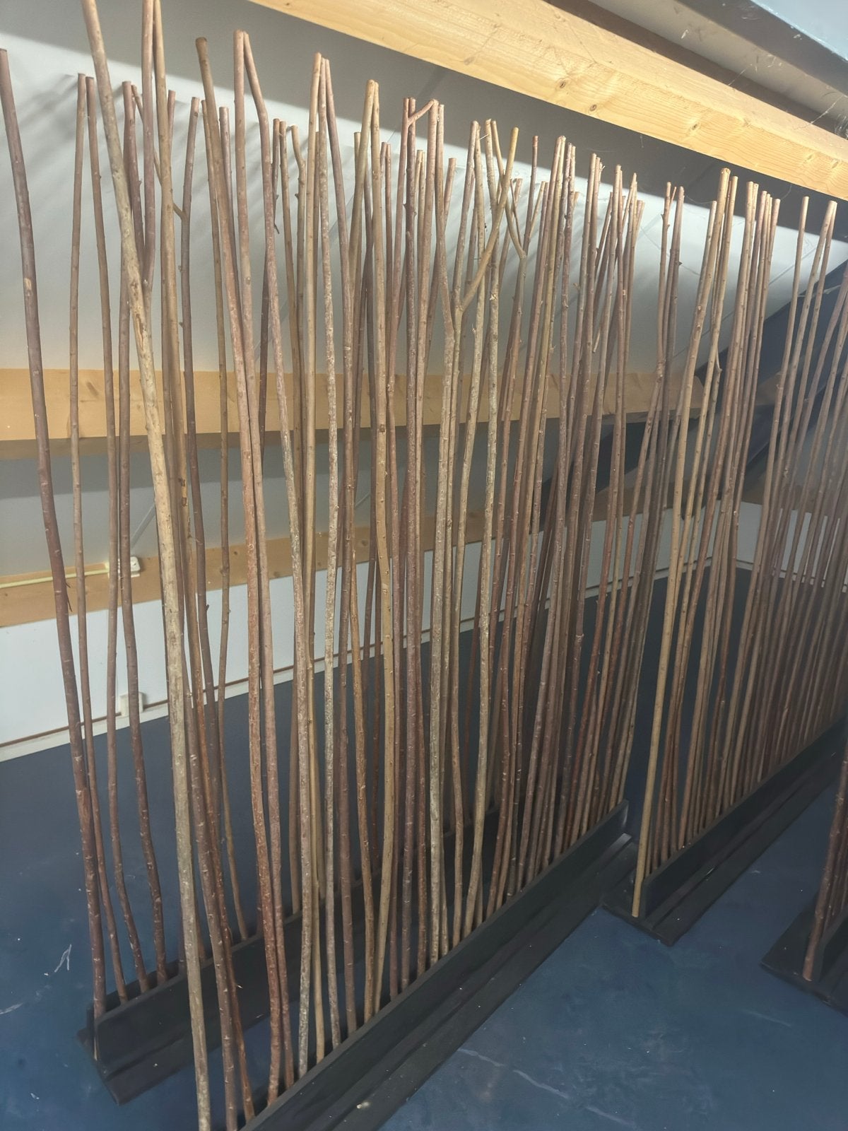 Decoratieve houten scheidingswand / roomdivider, Ophalen, Gebruikt