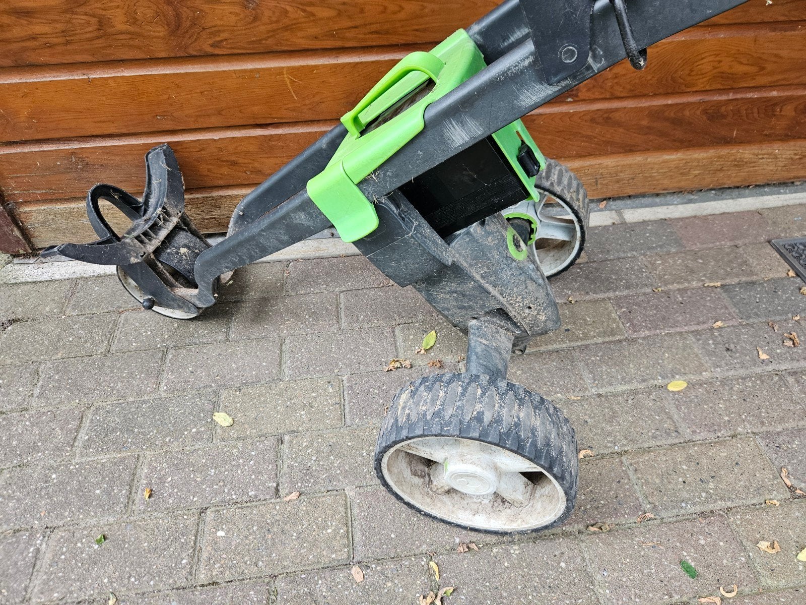 Go Kart Elektrische Golftrolley met Paraplu Houder, Ophalen