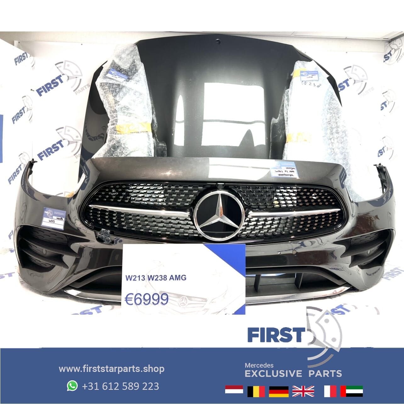 2022 W213 S213 W238 FACELIFT E53 AMG VOORKOP Mercedes E Klas, Gebruikt, -, Voor, Ophalen of Verzenden