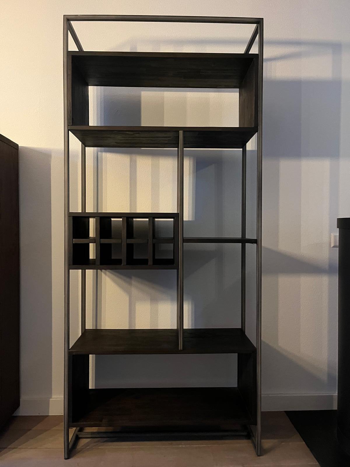 Vakkenkast/Wijnrek - 200x90x35 cm, Huis en Inrichting, Ophalen of Verzenden, Zo goed als nieuw