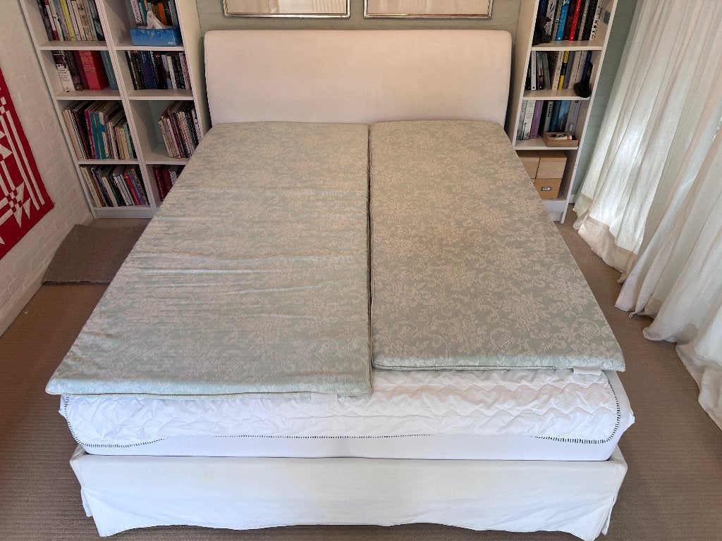 2 NIKKEN Kenkopad matrastoppers, Ophalen of Verzenden, Gebruikt, Overige typen