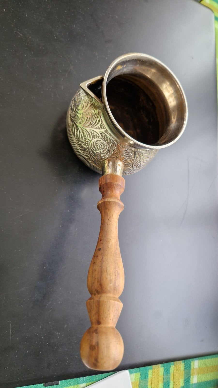 Vintage TARRAB Verzilverde Messing Cezve/Koffiepot, Ophalen of Verzenden