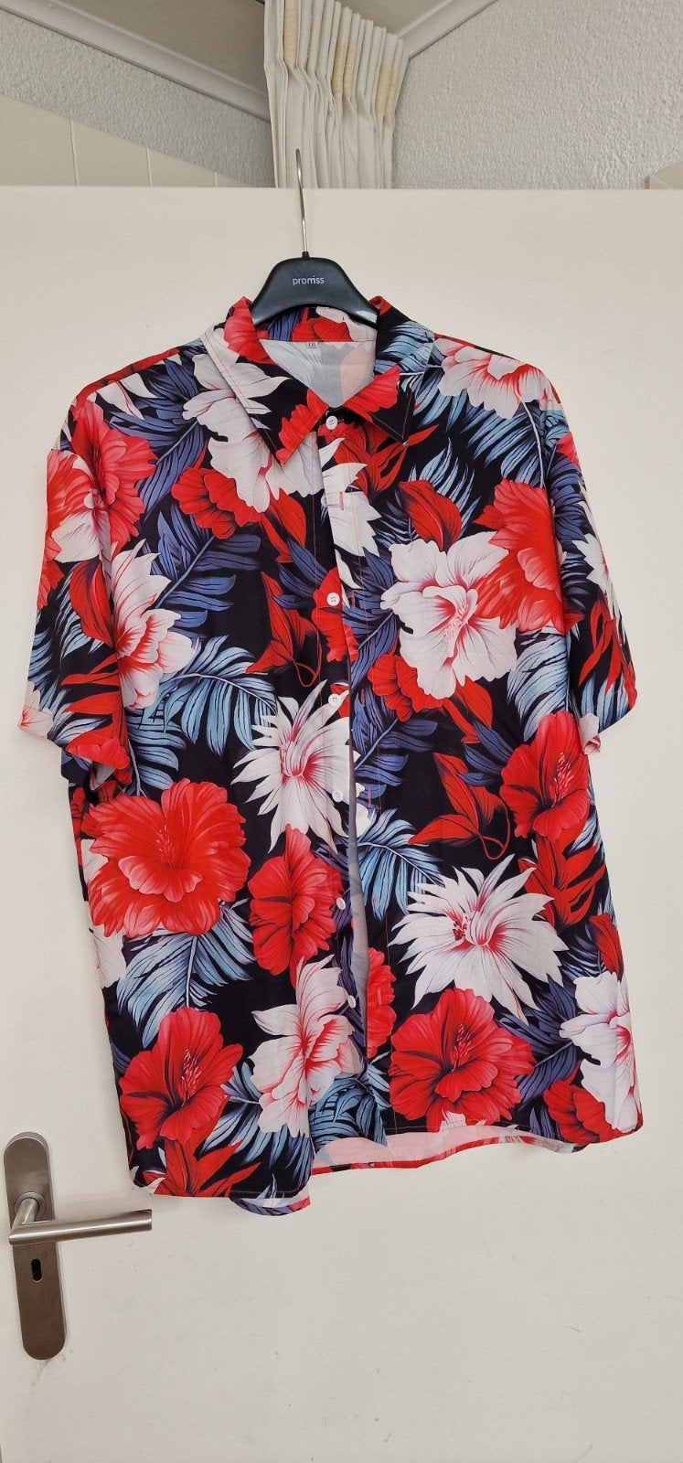 Zomers Hawaï Overhemd XXL - Bloemenprint, Meerkleurig, Ophalen of Verzenden, Zo goed als nieuw, Overige halswijdtes